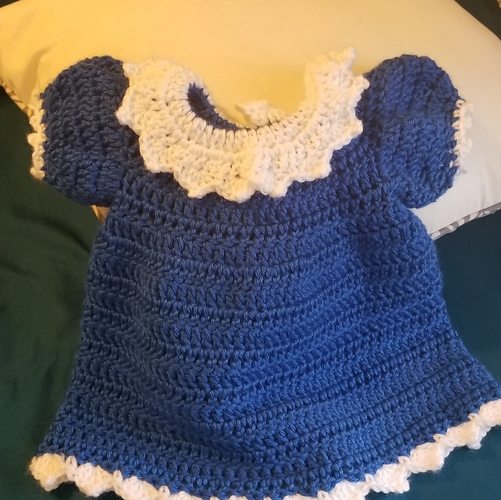 Newborn Crochet Baby Dress
